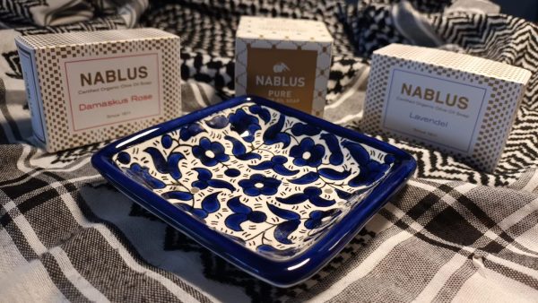 biologische plasticvrije olijfoliezeep uit Nablus Palestina