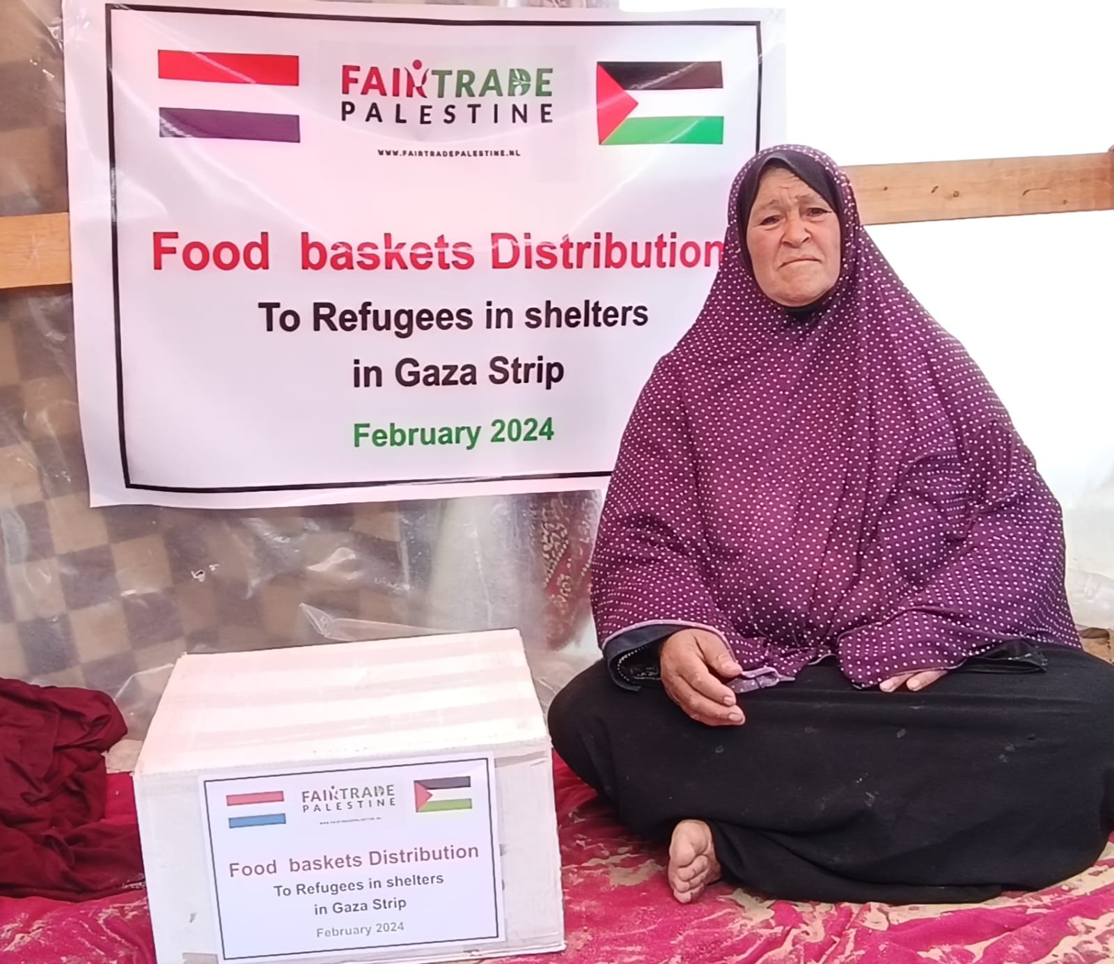 Voedselpakket donatie Beit Ummar