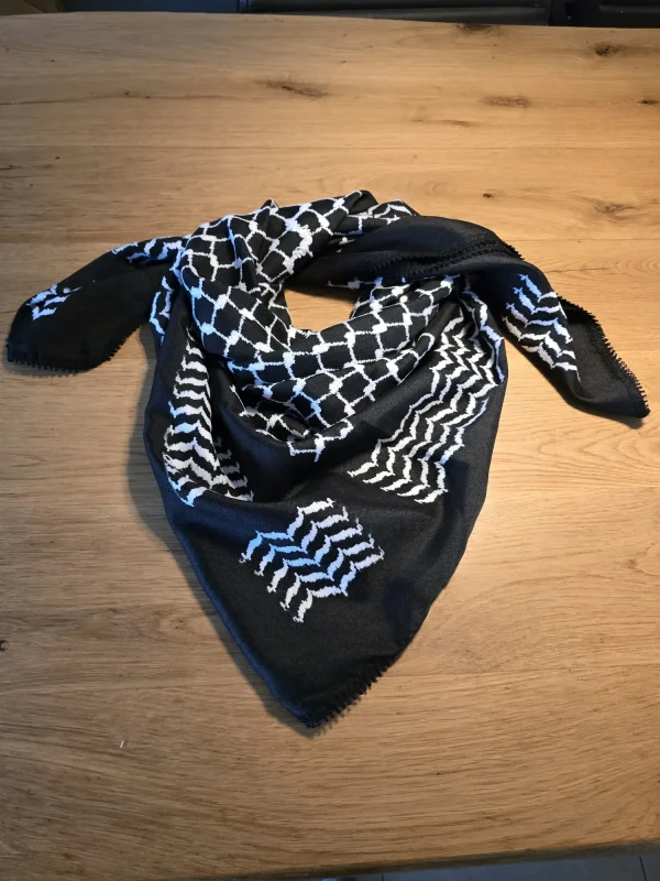 omgekeerde Nabulsi Kufiya - Omgekeerde kleuren