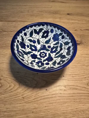 soepkom blauw Kom 15 cm. Blauw